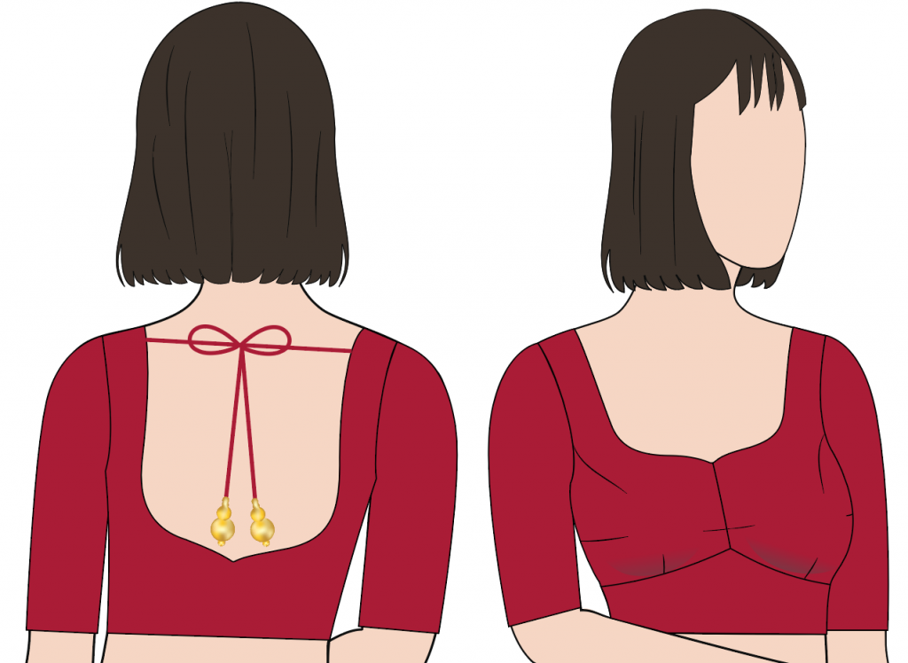 3 Dart Fitting Blouse PDF Pattern Download