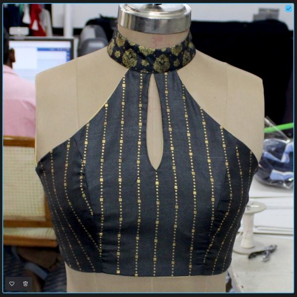 High Neck Halter Blouse PDF Pattern Download