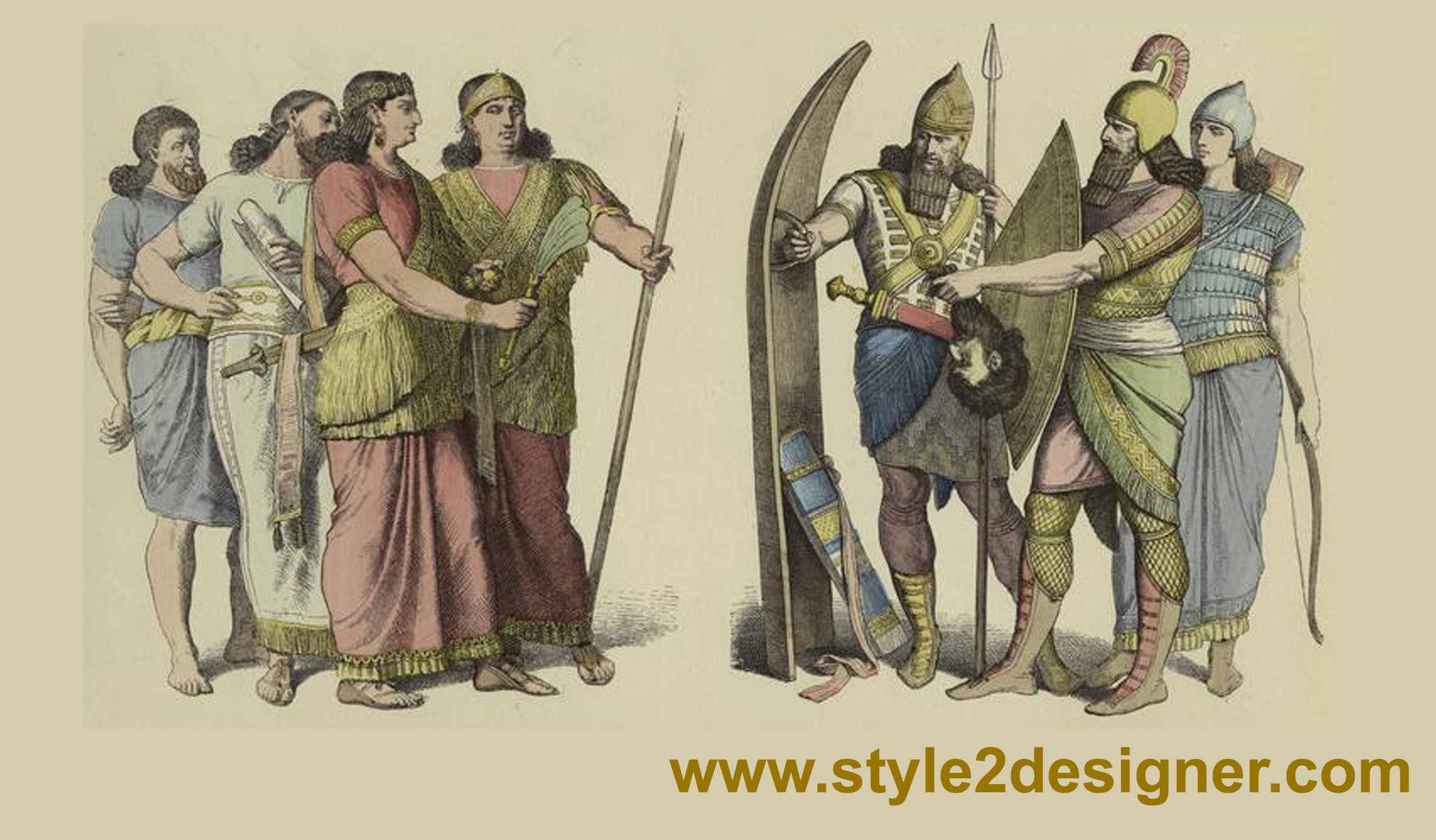 ancient assyrian clothing