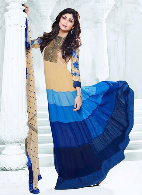 anarkali frock cutting and stitching