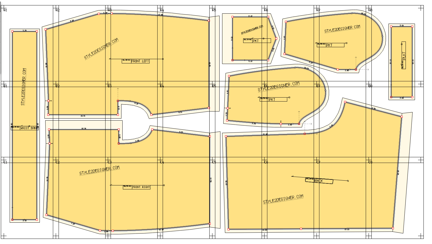 boxer shorts pattern