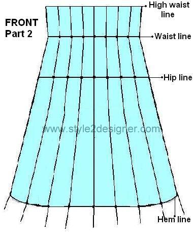 Fundamentals of Pattern Making: Princess Panel Lines - The Cutting