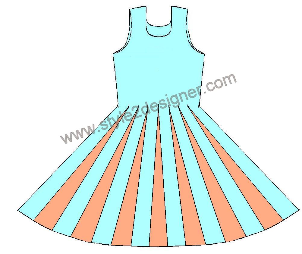 Dress Design Cutting Part 1 For 14/15 Years Girls - YouTube