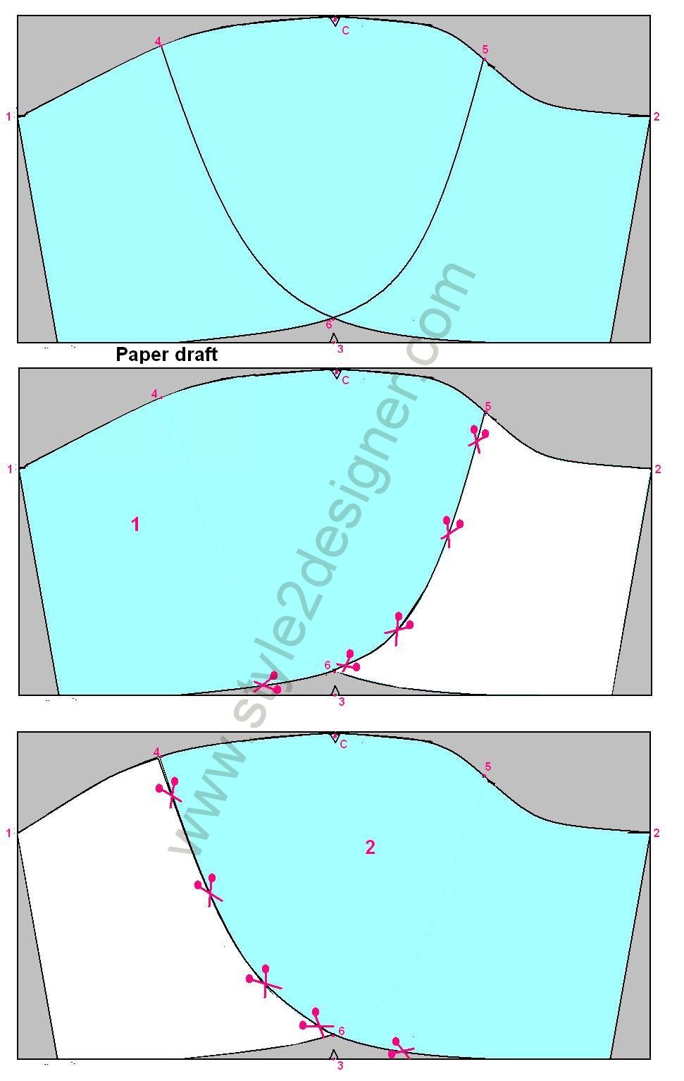 Two Methods Of Petal-Tulip Sleeve Drafting