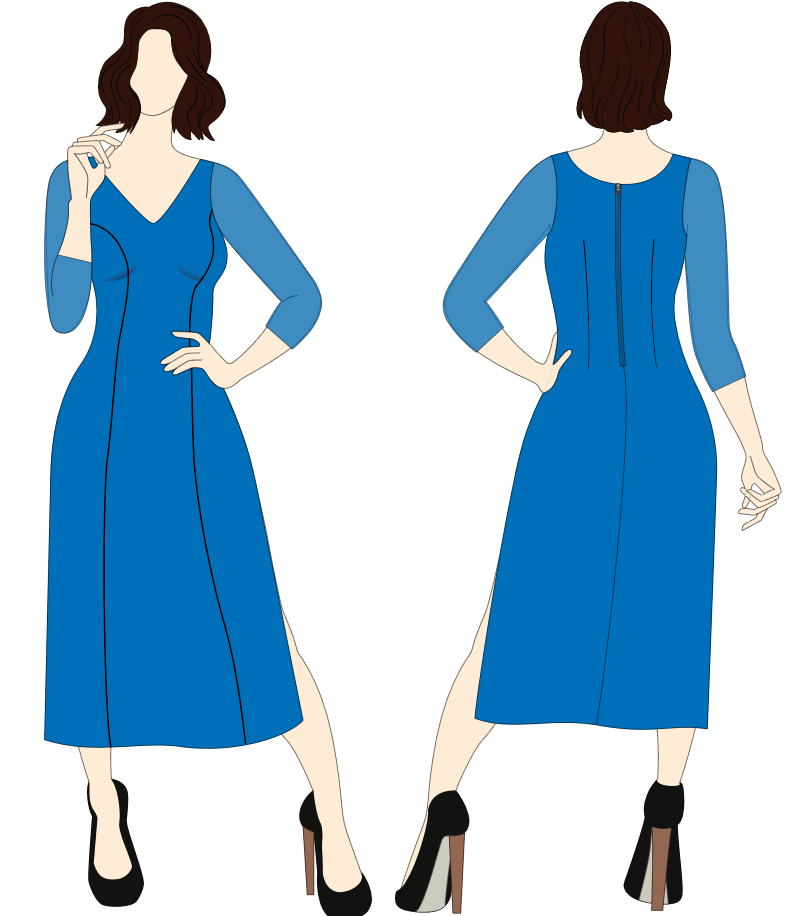 Pin by Baldev Gevariya on New concept in Sketch  Fashion illustration  dresses Dress design drawing Dress sketches