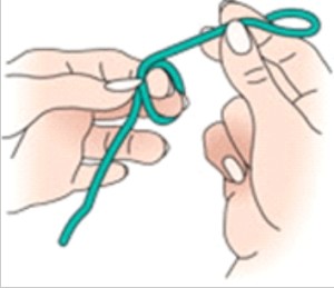 slip knot making